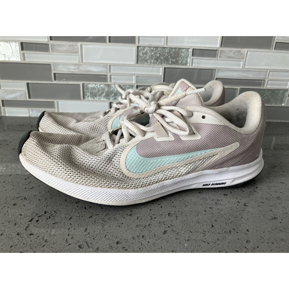 Nike Downshifter 9 Women's Size 9 Gray & Blue Running Shoes